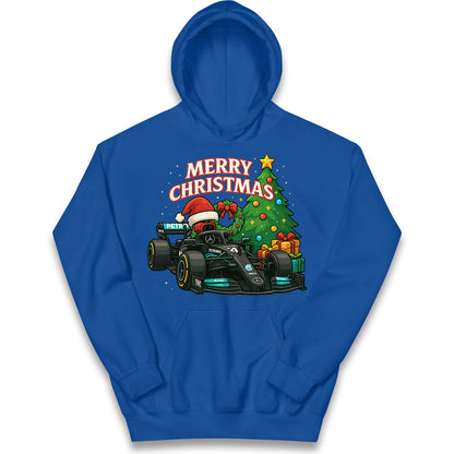 Mercedes F1 Christmas Kids Hoodie