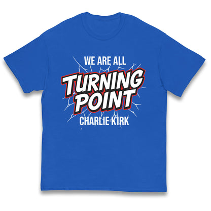 Turning Point Charlie Kirk Kids T Shirt