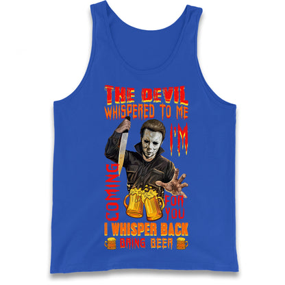 Michael Myers Haunted Halloween Tank Top
