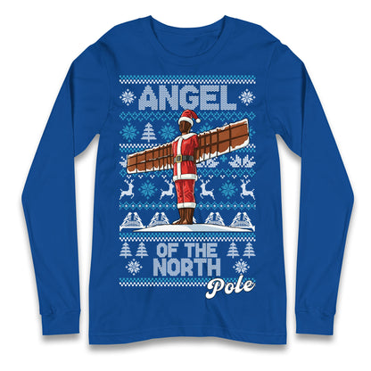 Angel Of The North Pole Christmas Longsleeve T Shirt