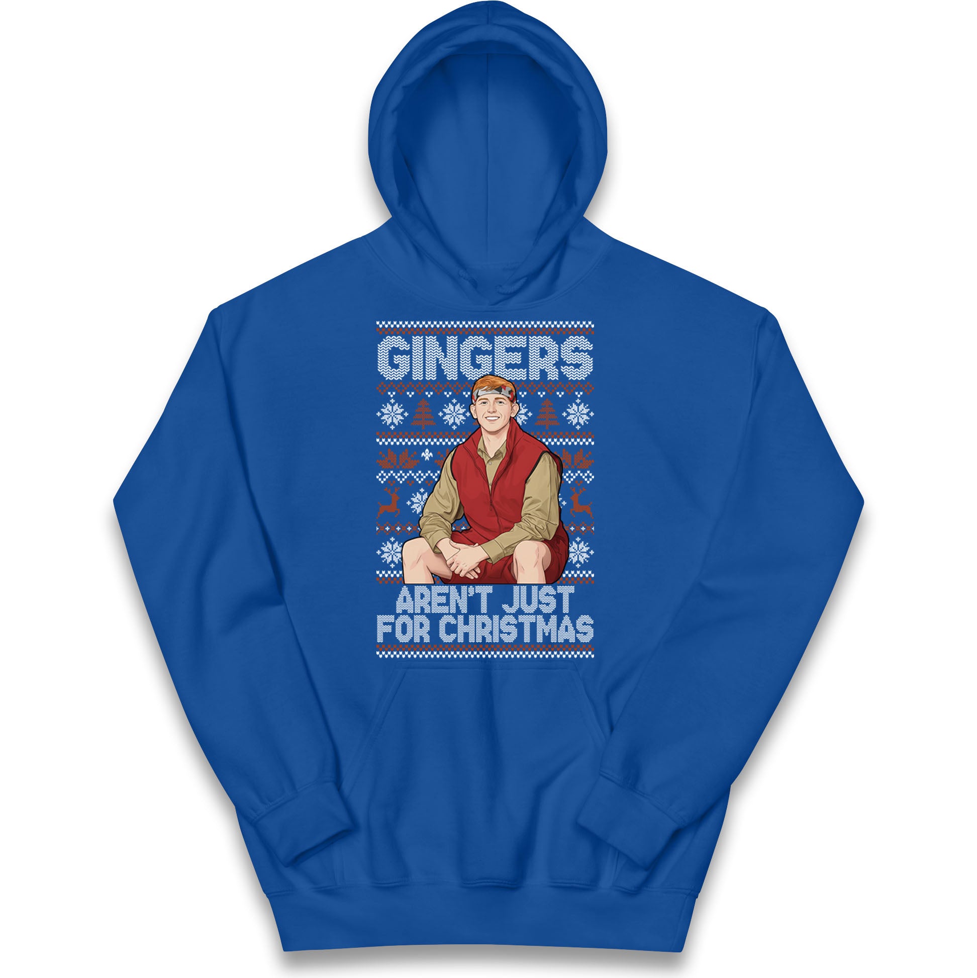 Angry Ginge Xmas Kids Hoodie