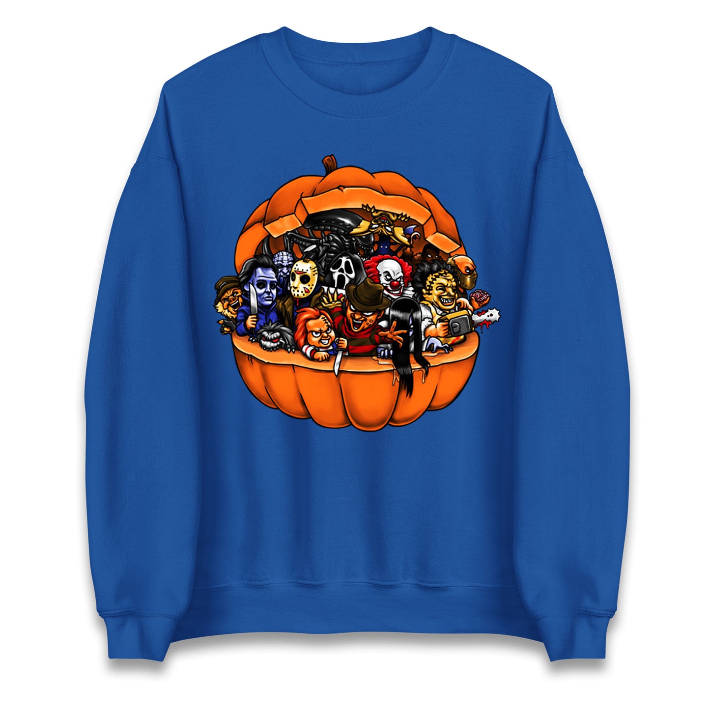 Super Villains Horror Friends Halloween Sweatshirt
