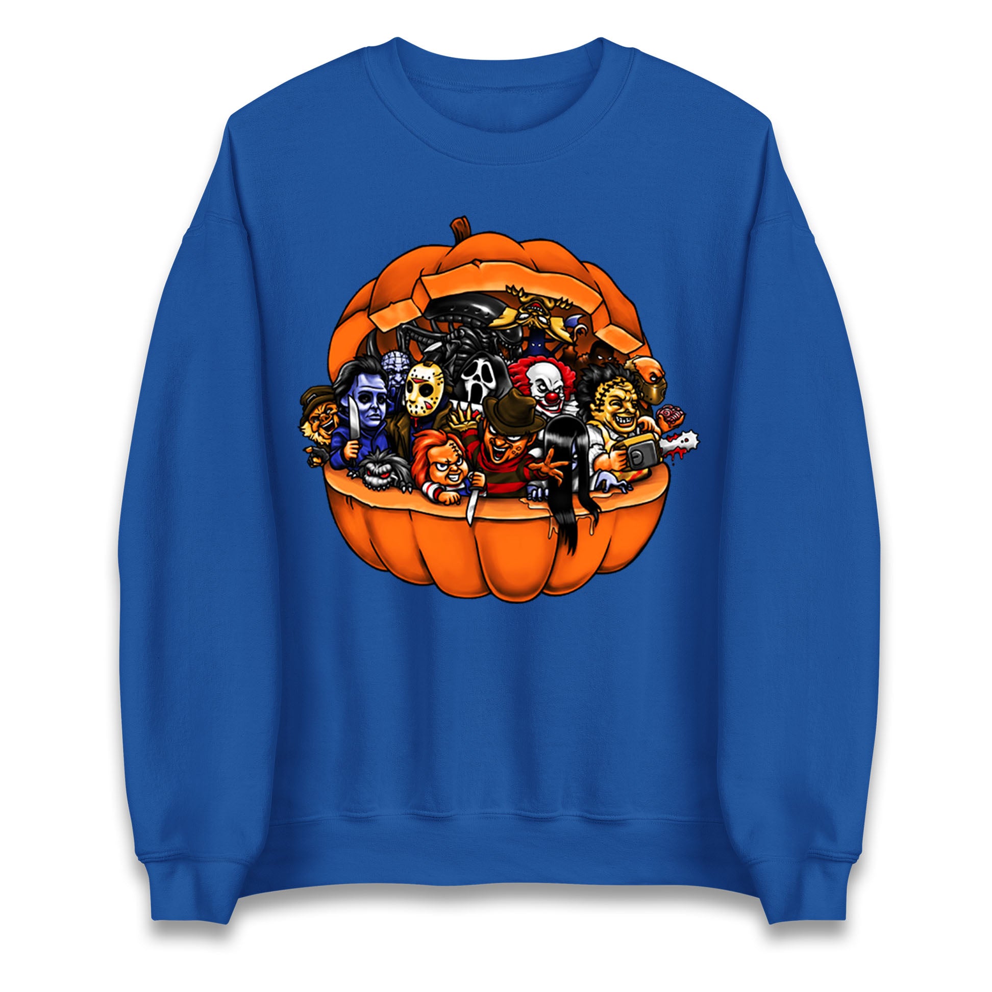 Super Villains Horror Friends Halloween Sweatshirt
