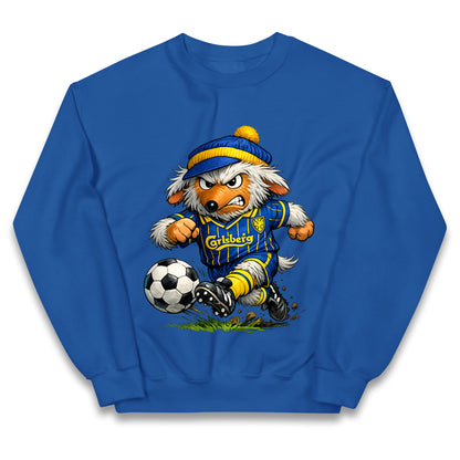 Classic AFC Wimbledon Football Kids Jumper