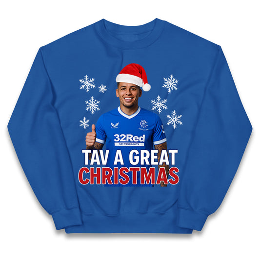 Tav a Great Christmas Rangers Kids Jumper