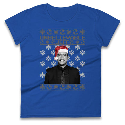 chris kamara christmas womens t shirt
