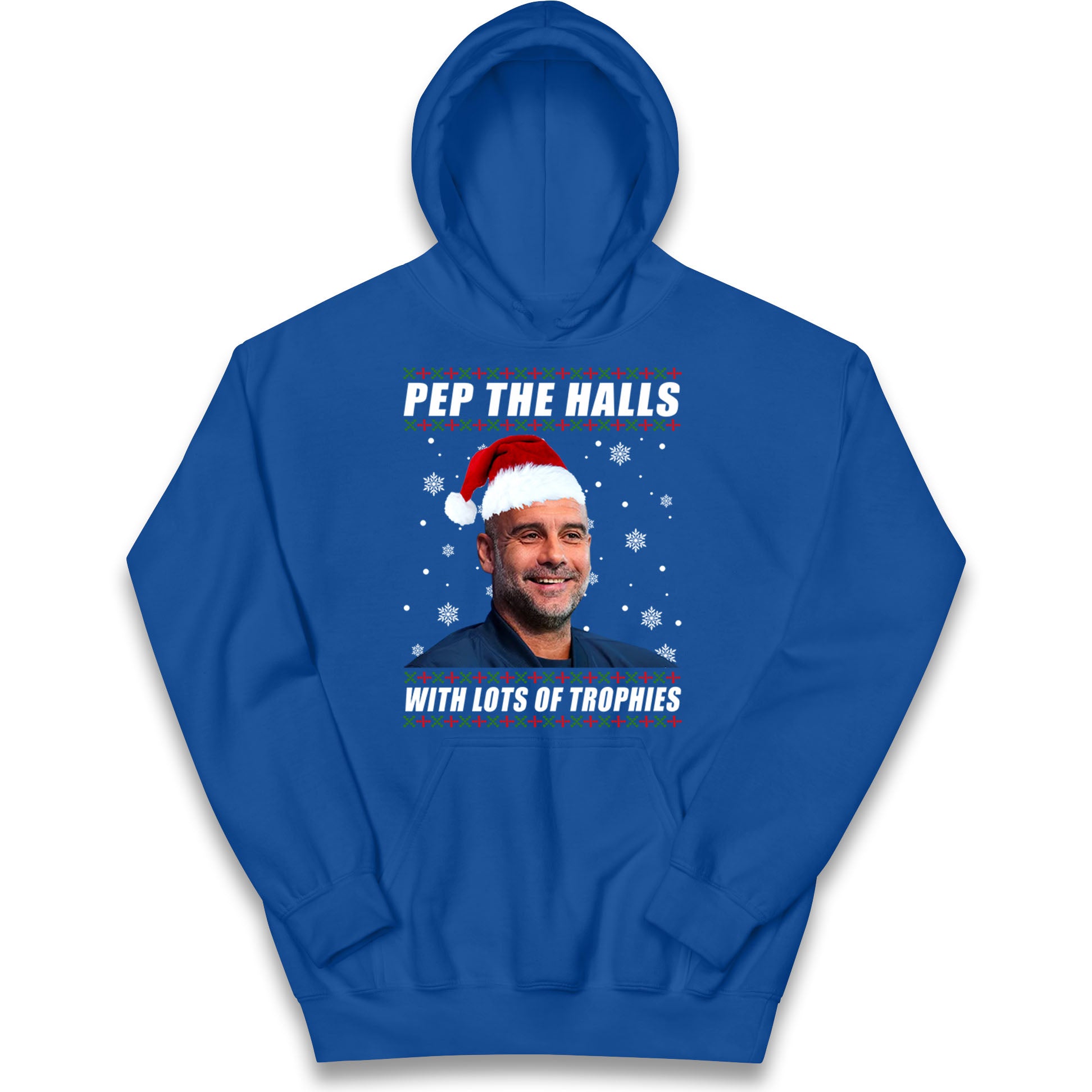 Pep Guardiola Christmas Kids Hoodie