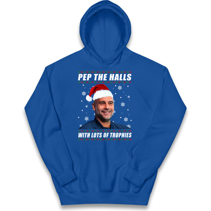 Pep Guardiola Christmas Kids Hoodie