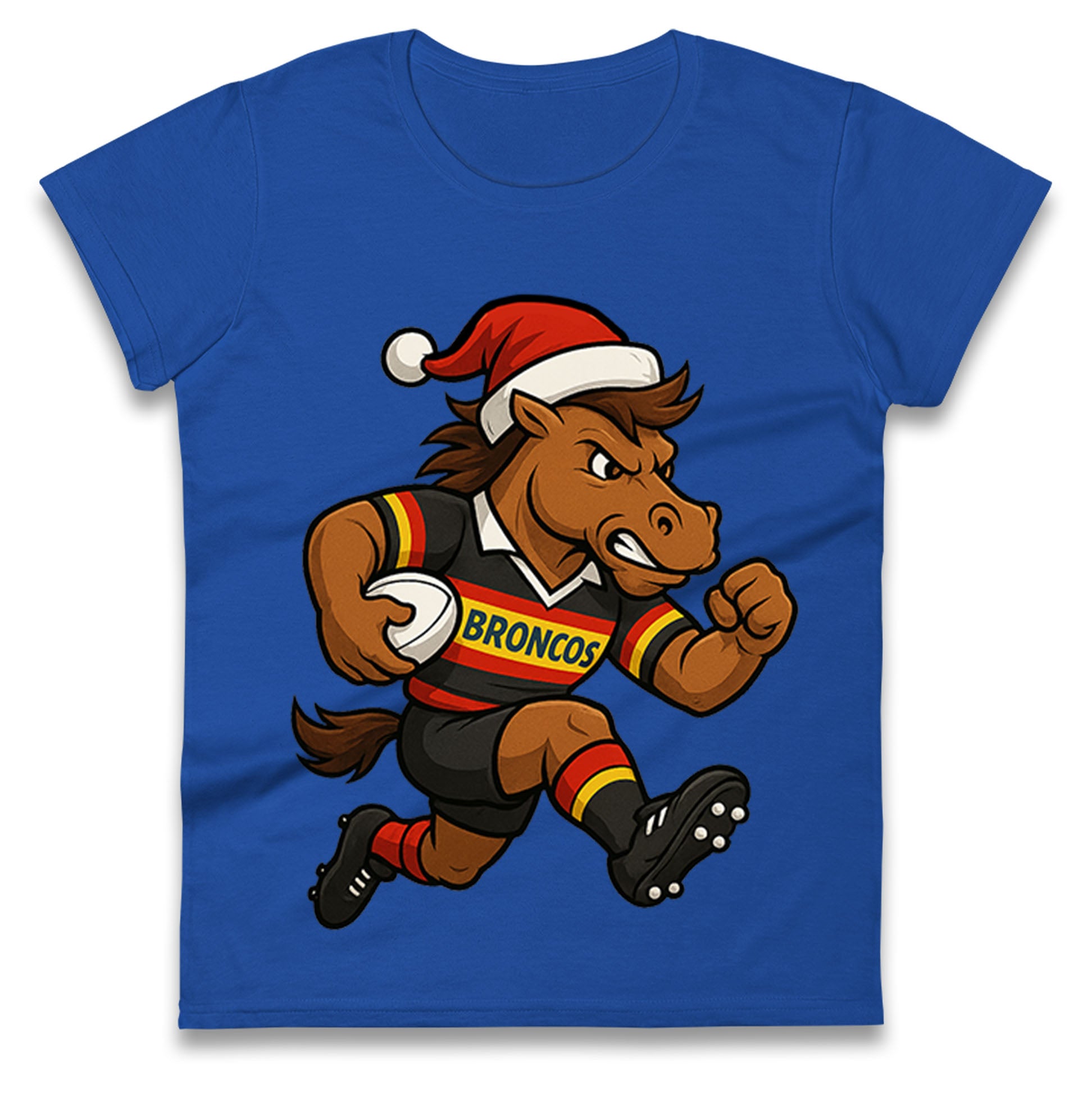London Broncos Christmas Ladies T Shirt
