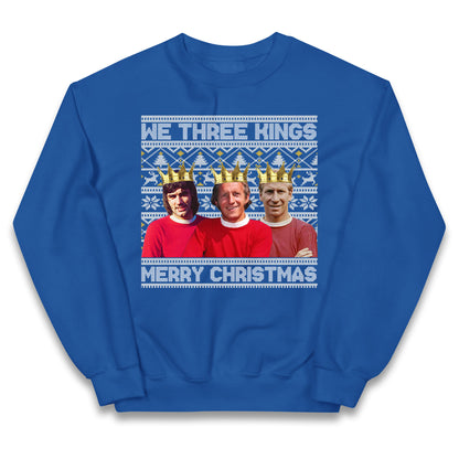 denis law bobby charlton george best christmas jumper