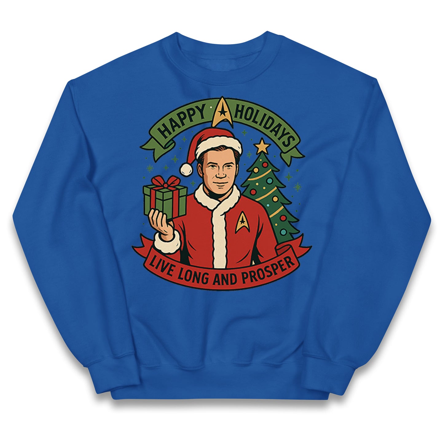 Star Trek Christmas Kids Jumper