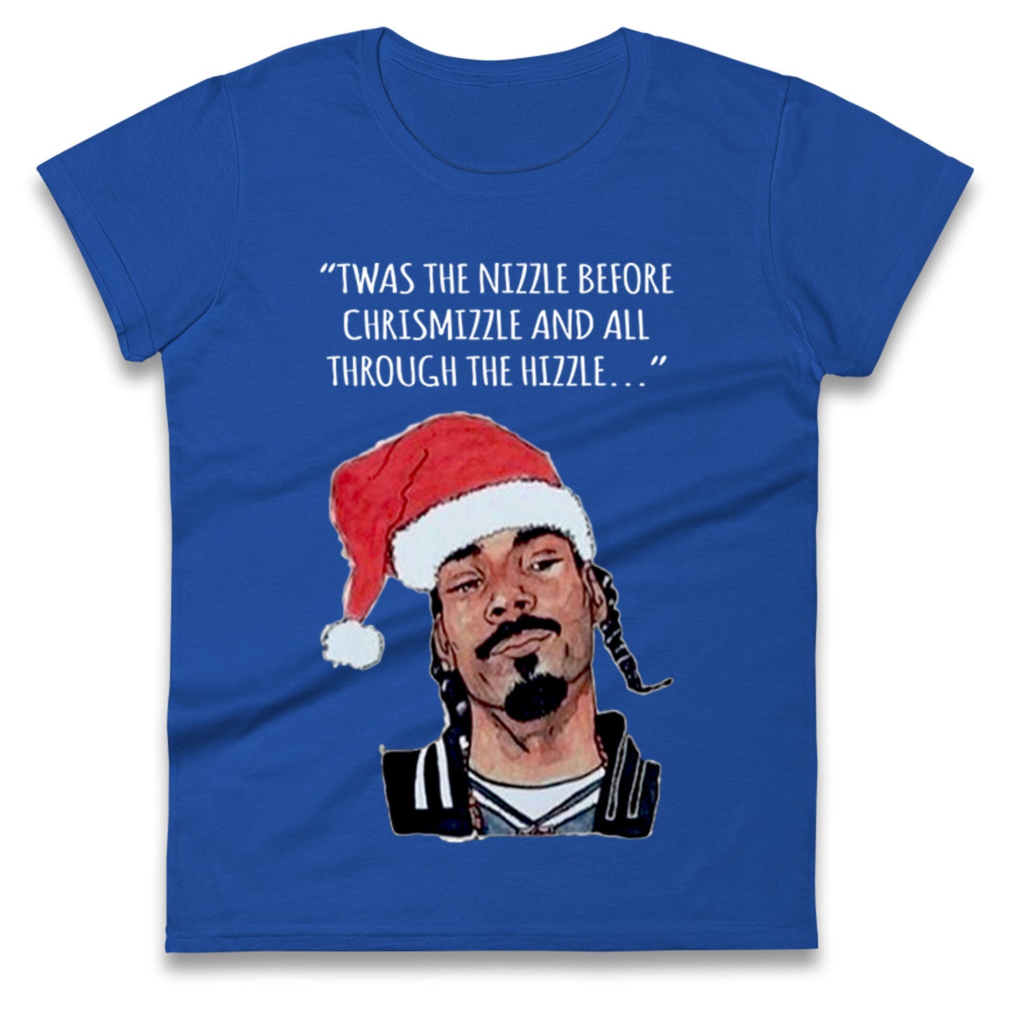 Santa Snoop Dogg Ladies T Shirt