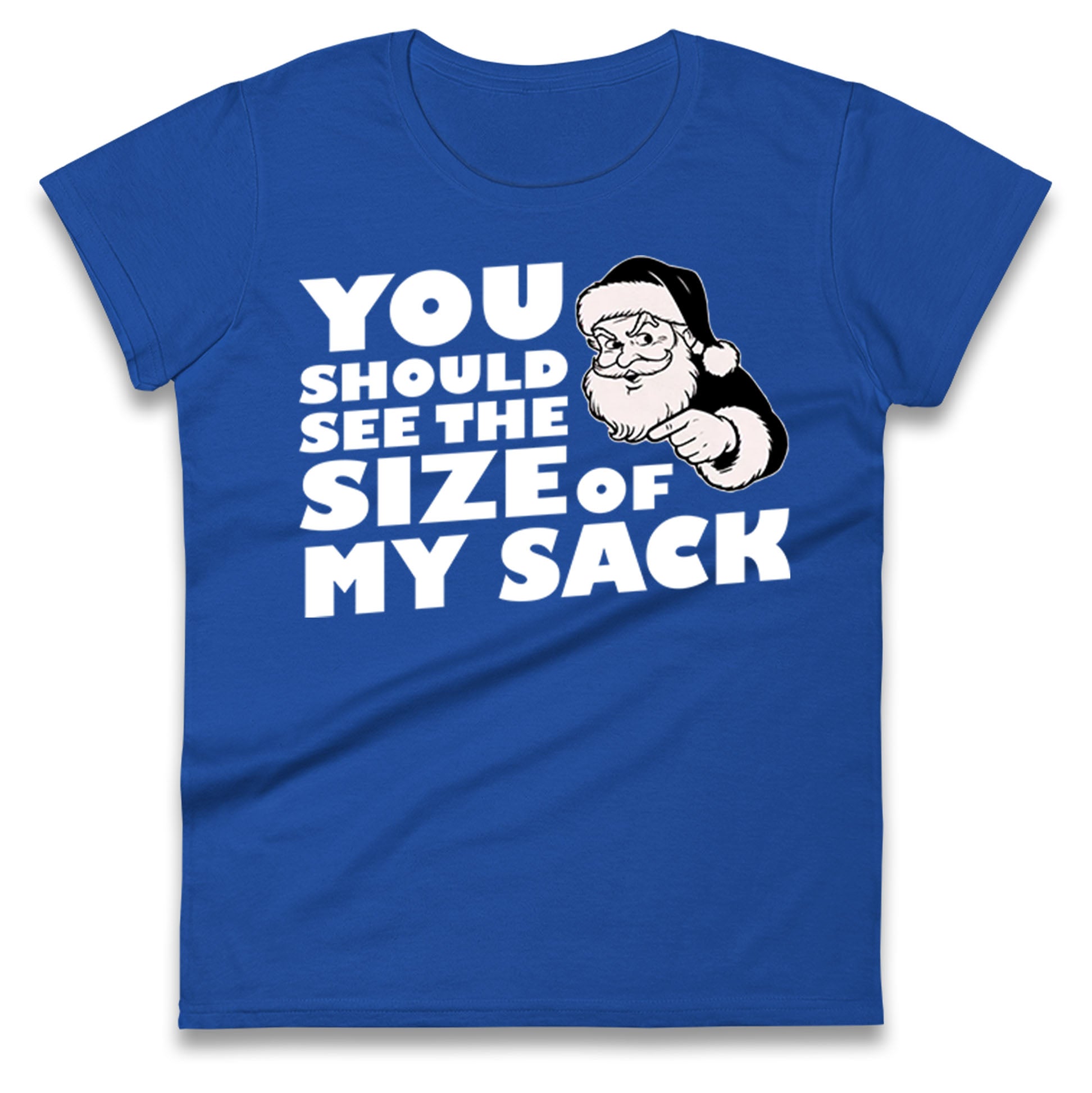 Santas Sack Ladies T Shirt