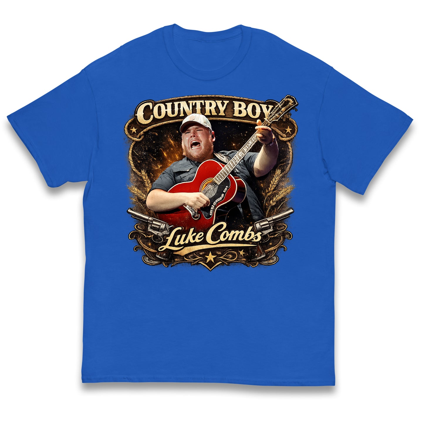 Country Boy Luke Combs Kids T Shirt