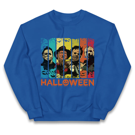 Vintage Villains Halloween Kids Jumper