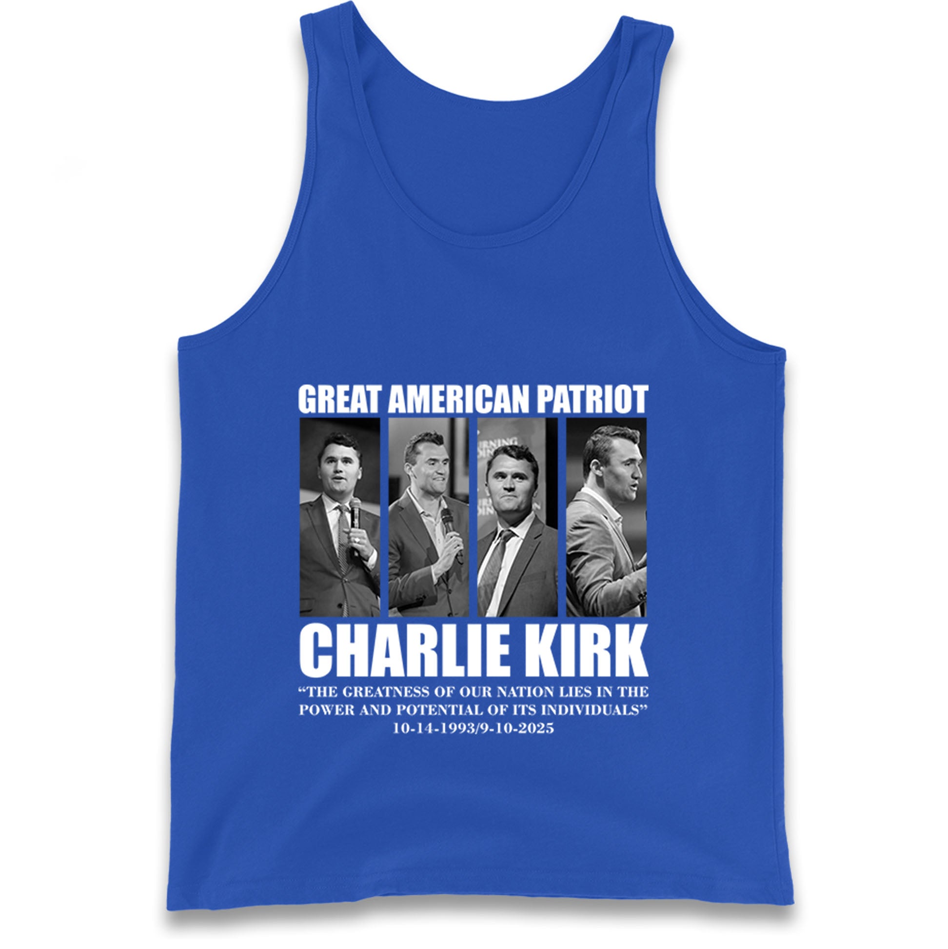 Charlie Kirk Tank Top