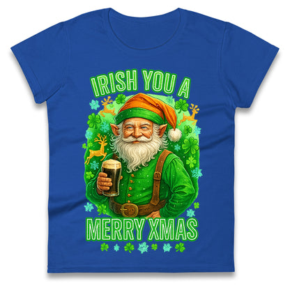 Irish Christmas Ladies T Shirt