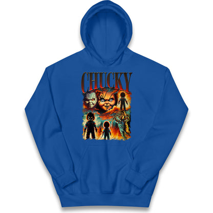 Chucky Doll Halloween Bootleg Kids Hoodie