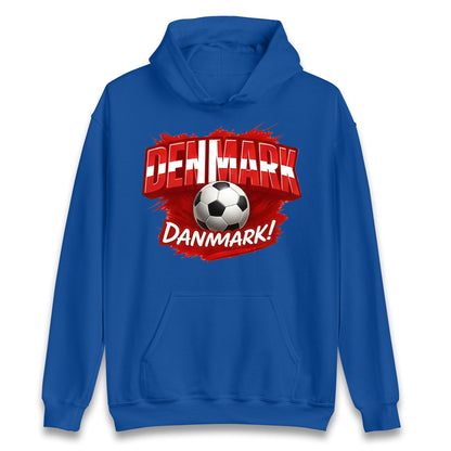 Denmark Retro World Cup Hoodie