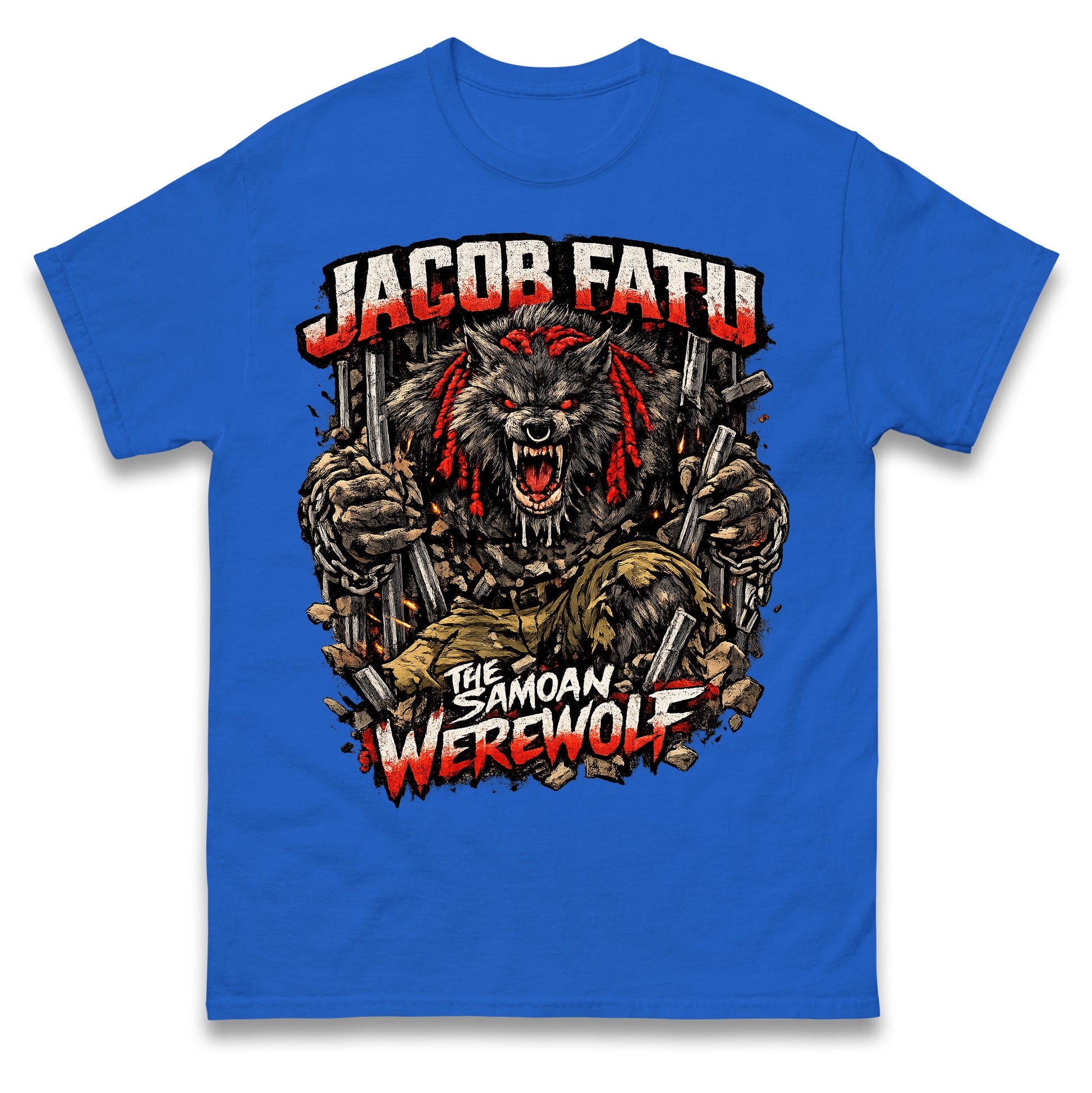 Jacob Fatu The Samoan Werewolf T Shirt