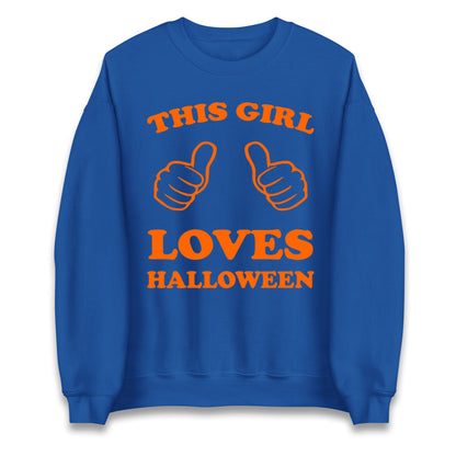 This Girl Loves Halloween Sweatshirt
