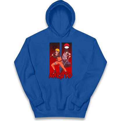 naruto eight trigrams sealing and sasuke uchiha crest hoodie