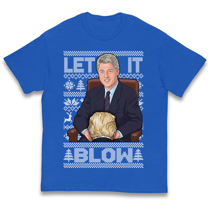 Bill Clinton Christmas Kids T Shirt