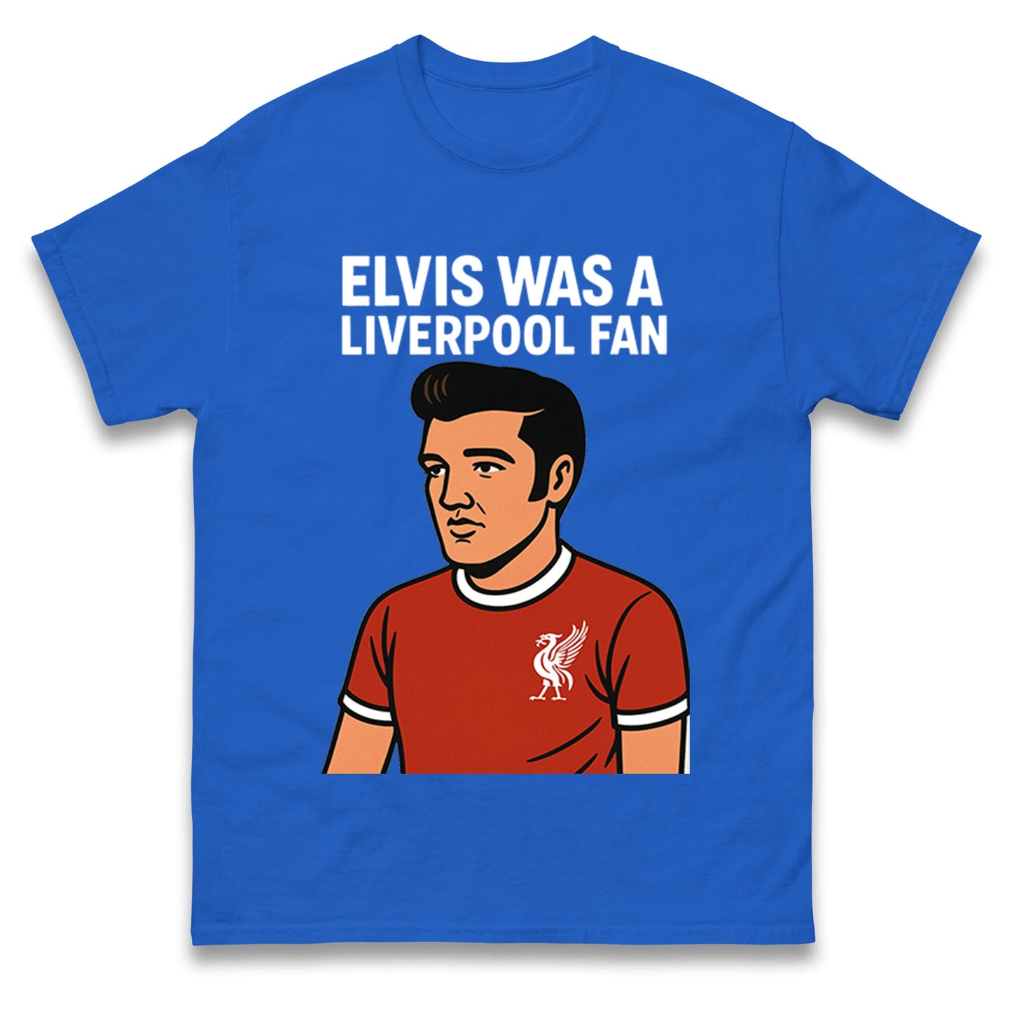 Elvis Presley Liverpool Football T Shirt