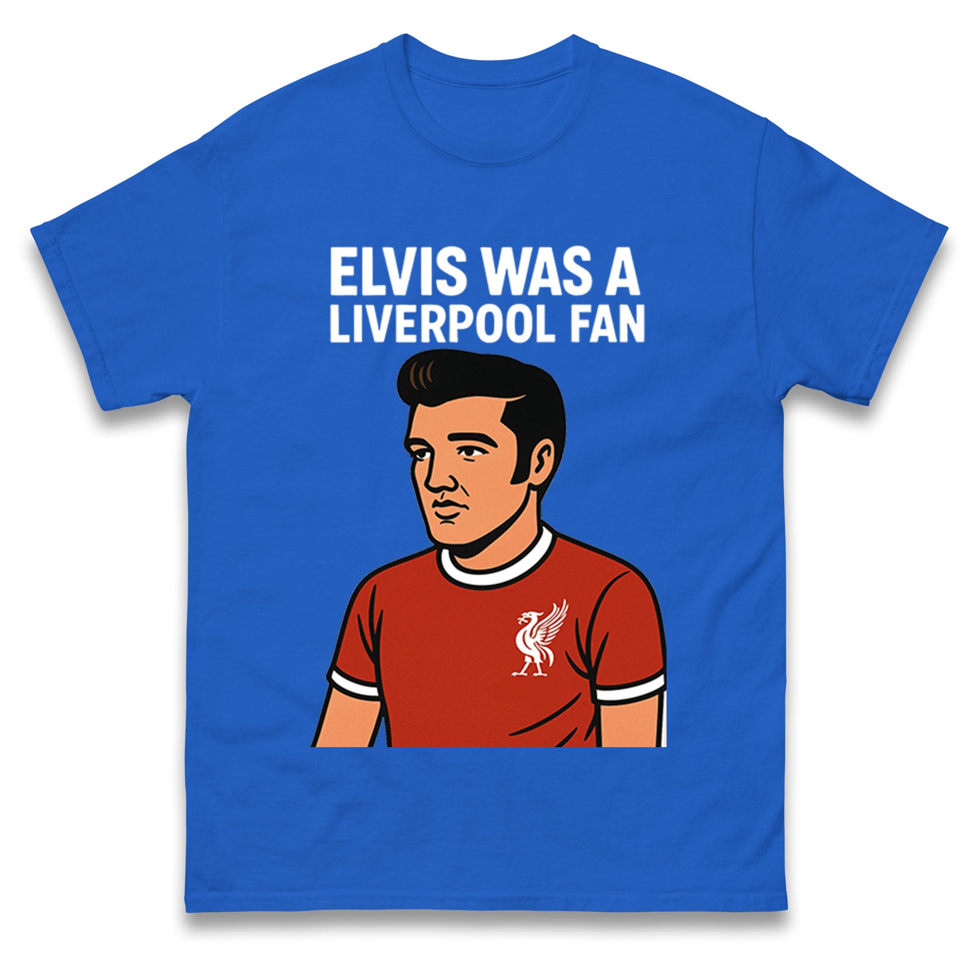 Elvis Presley Liverpool Football T Shirt