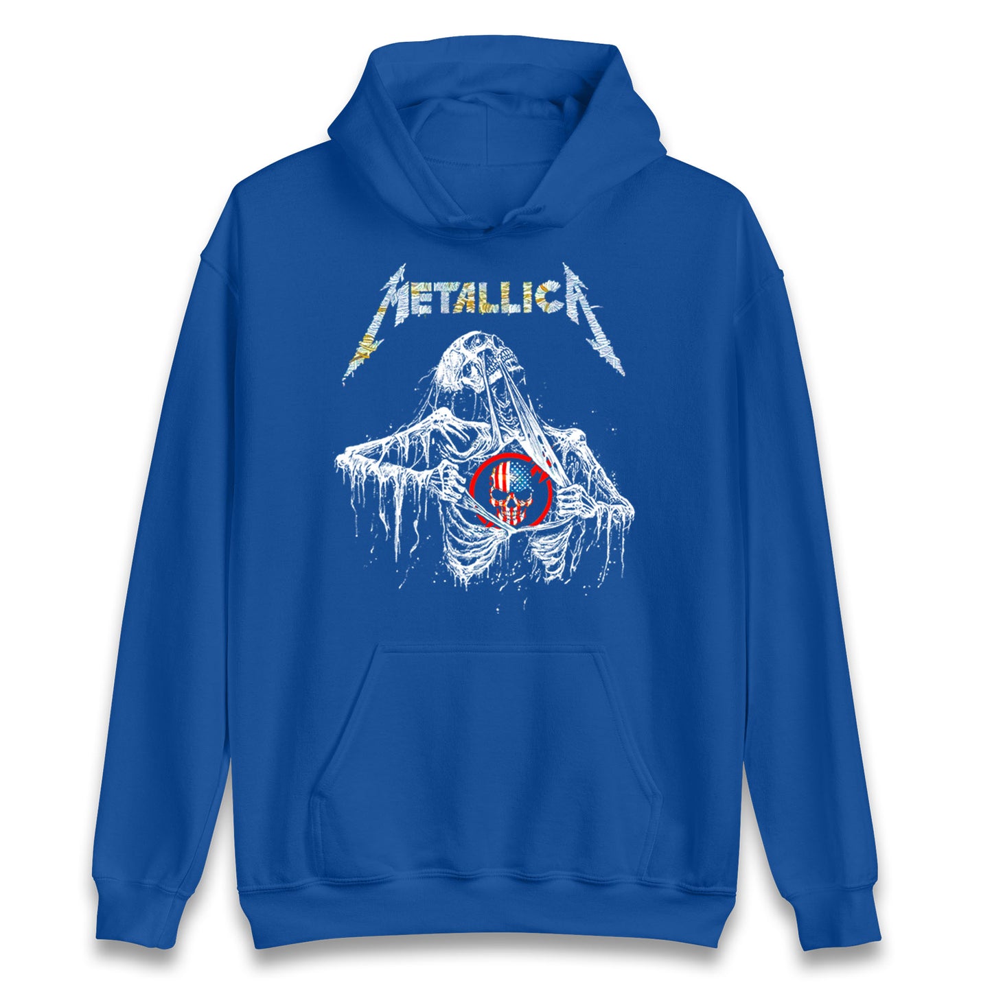 Metallica USA Skull Hoodie