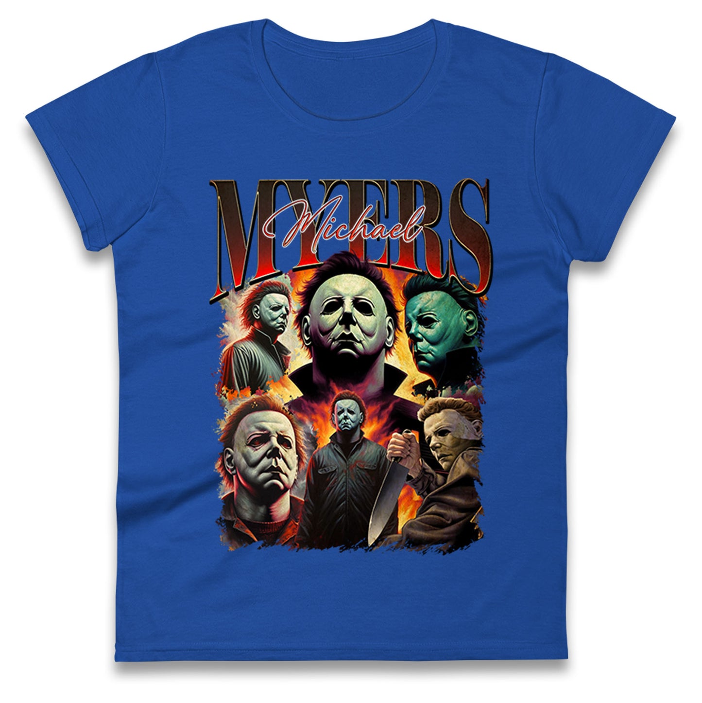 Michael Myers Bootleg Halloween Womens T Shirt