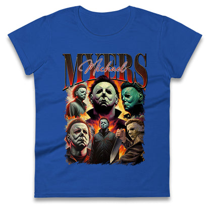 Michael Myers Bootleg Halloween Womens T Shirt