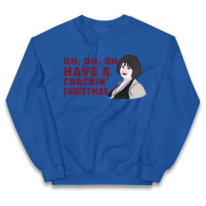 Oh My Crackin Christmas Nessa Gavin And Stacey Kids Jumper