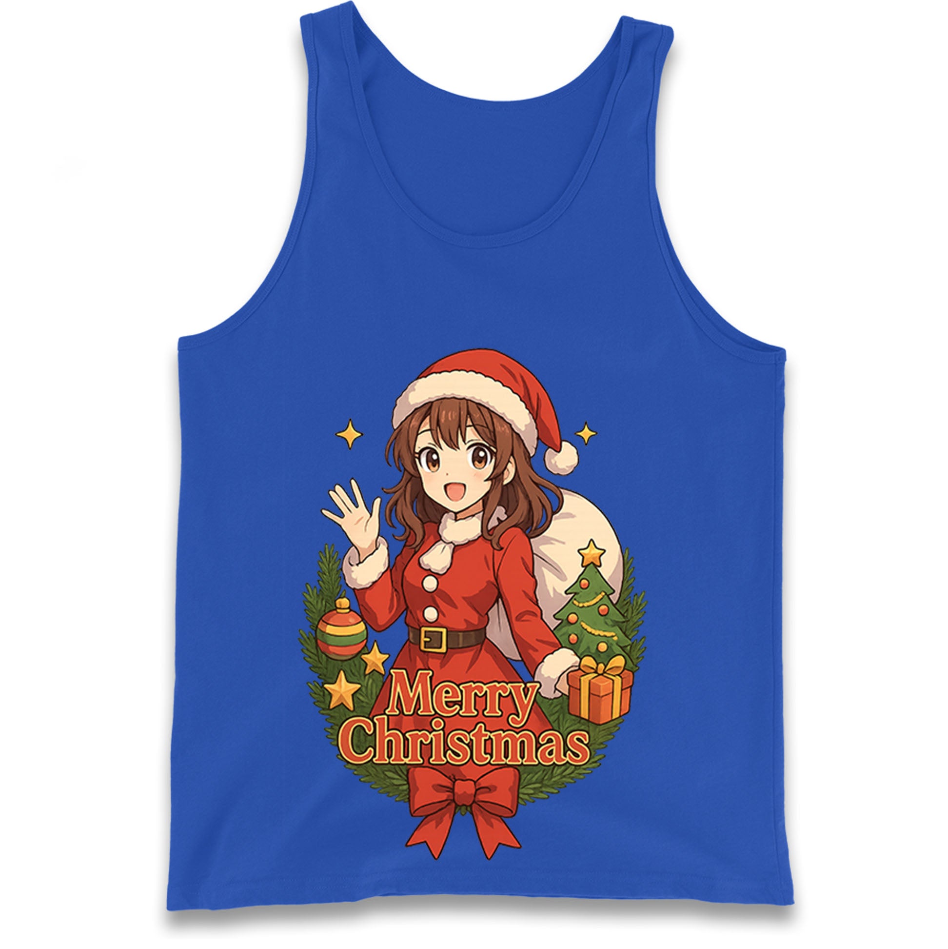 Anime Christmas Tank Top
