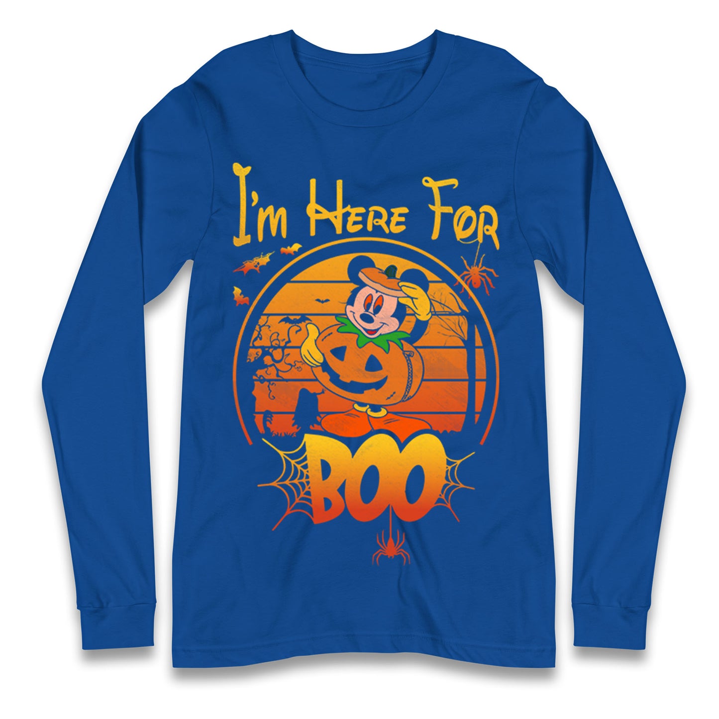 Mickey Mouse Im Here For Boo Halloween T Shirt
