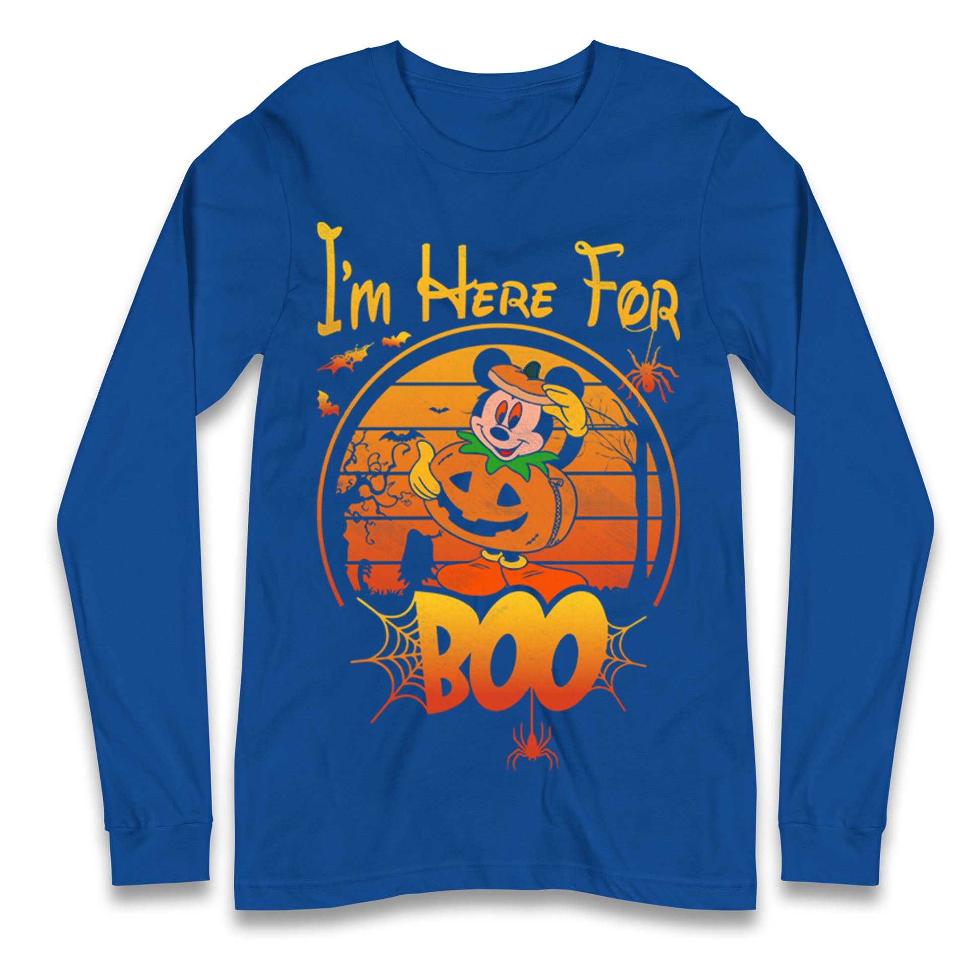 Mickey Mouse Im Here For Boo Halloween T Shirt
