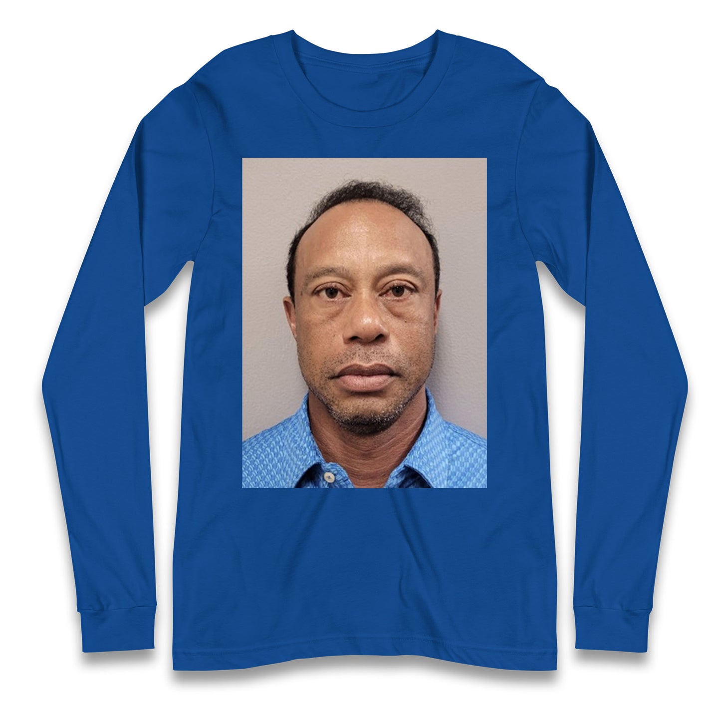 Tiger Woods Mugshot Longsleeve T Shirt