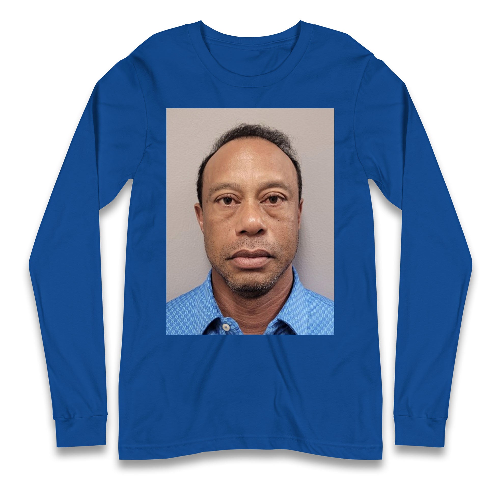 Tiger Woods Mugshot Longsleeve T Shirt