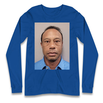 Tiger Woods Mugshot Longsleeve T Shirt
