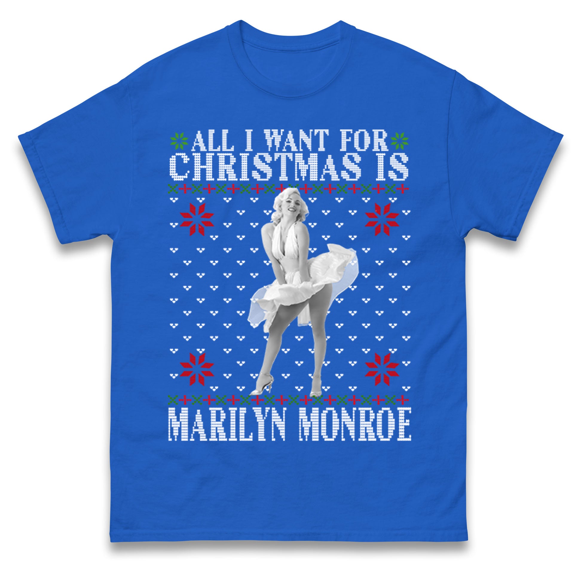 marilyn monroe christmas t shirt