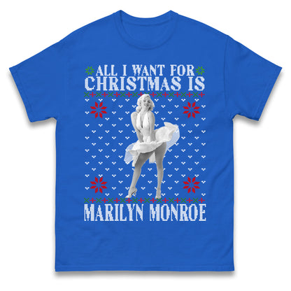 marilyn monroe christmas t shirt