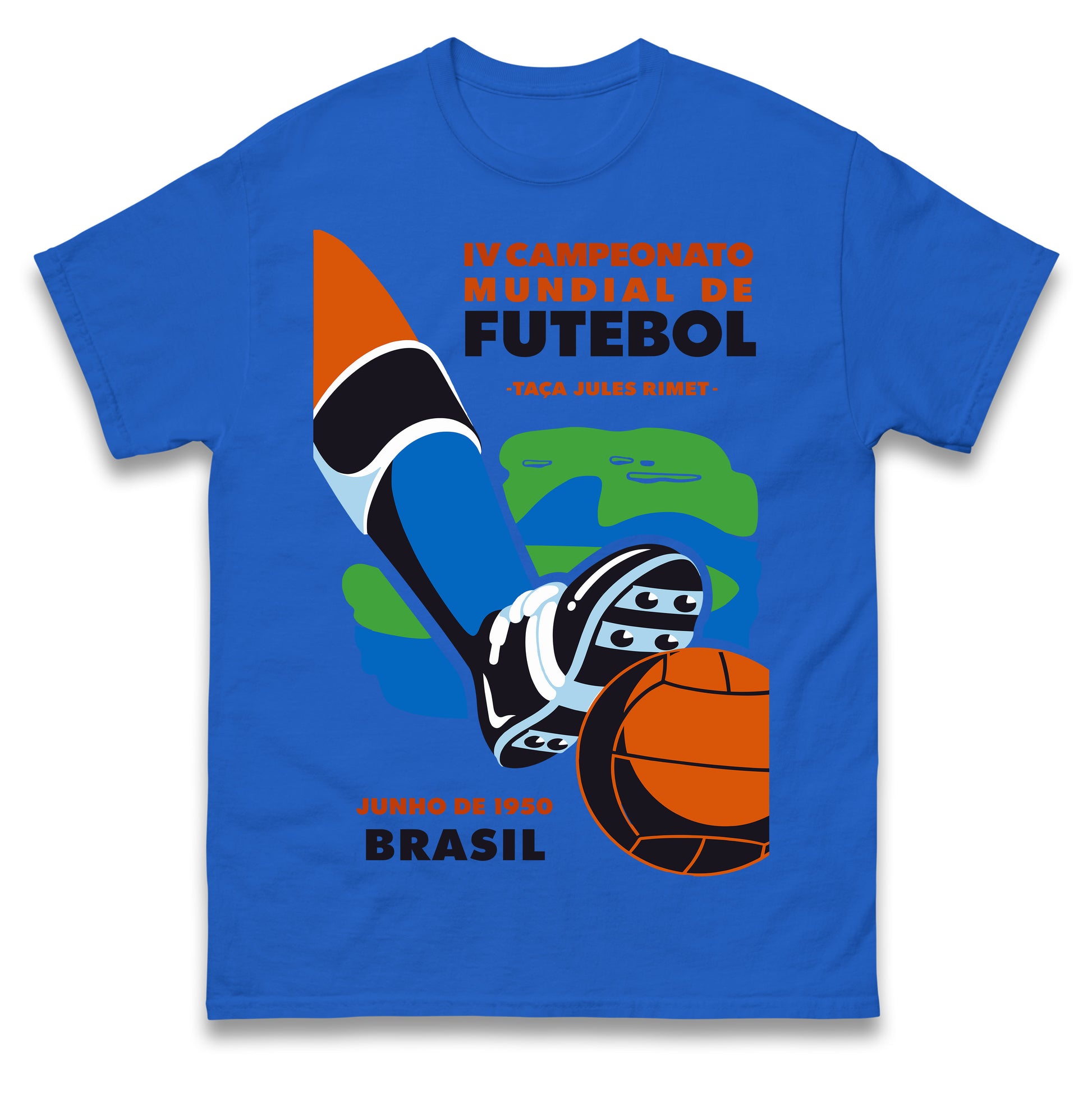 Brasil 1950 Retro World Cup T Shirt
