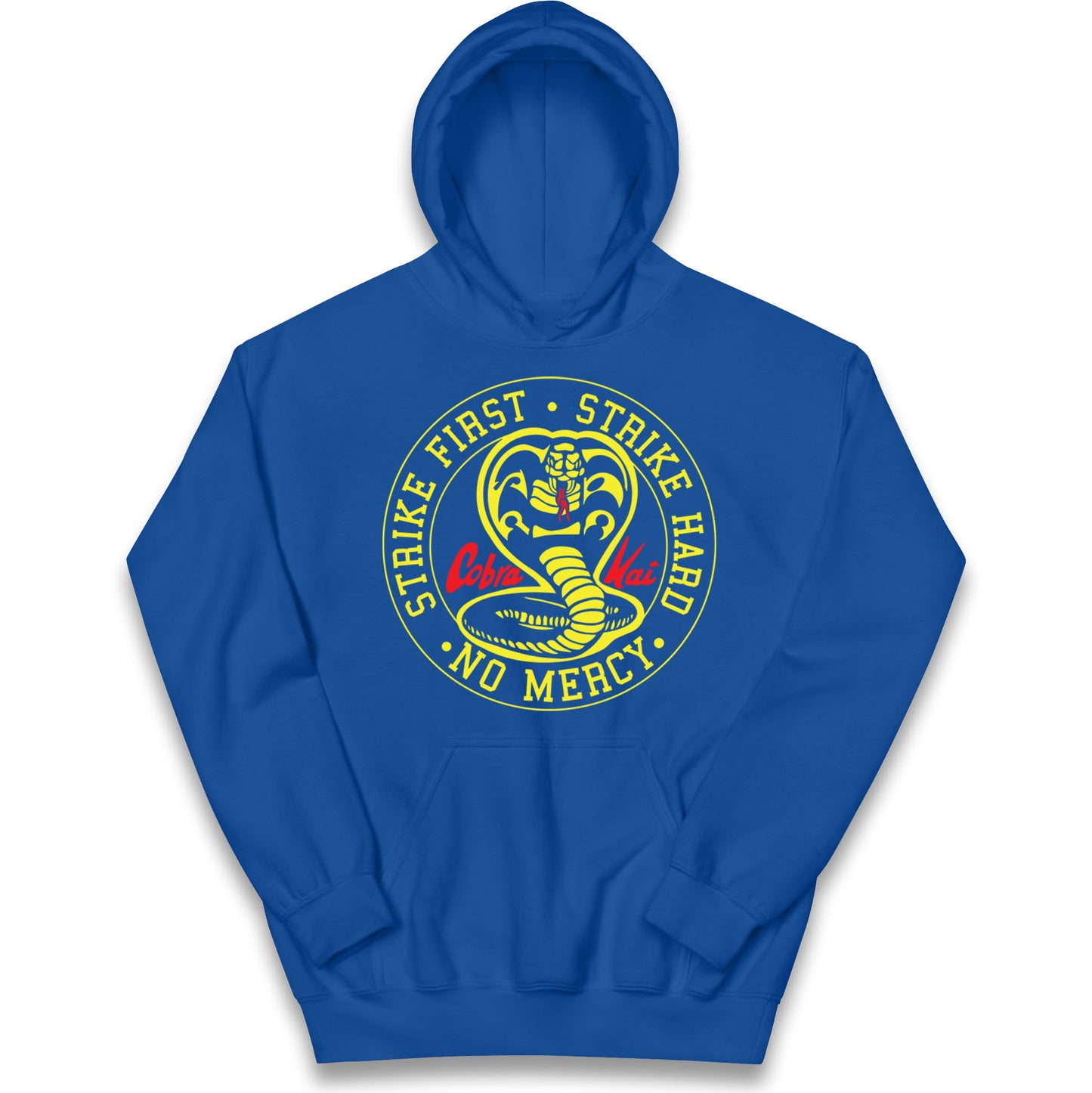 Cobra Kai Strike First Strike Hard Kids Hoodie
