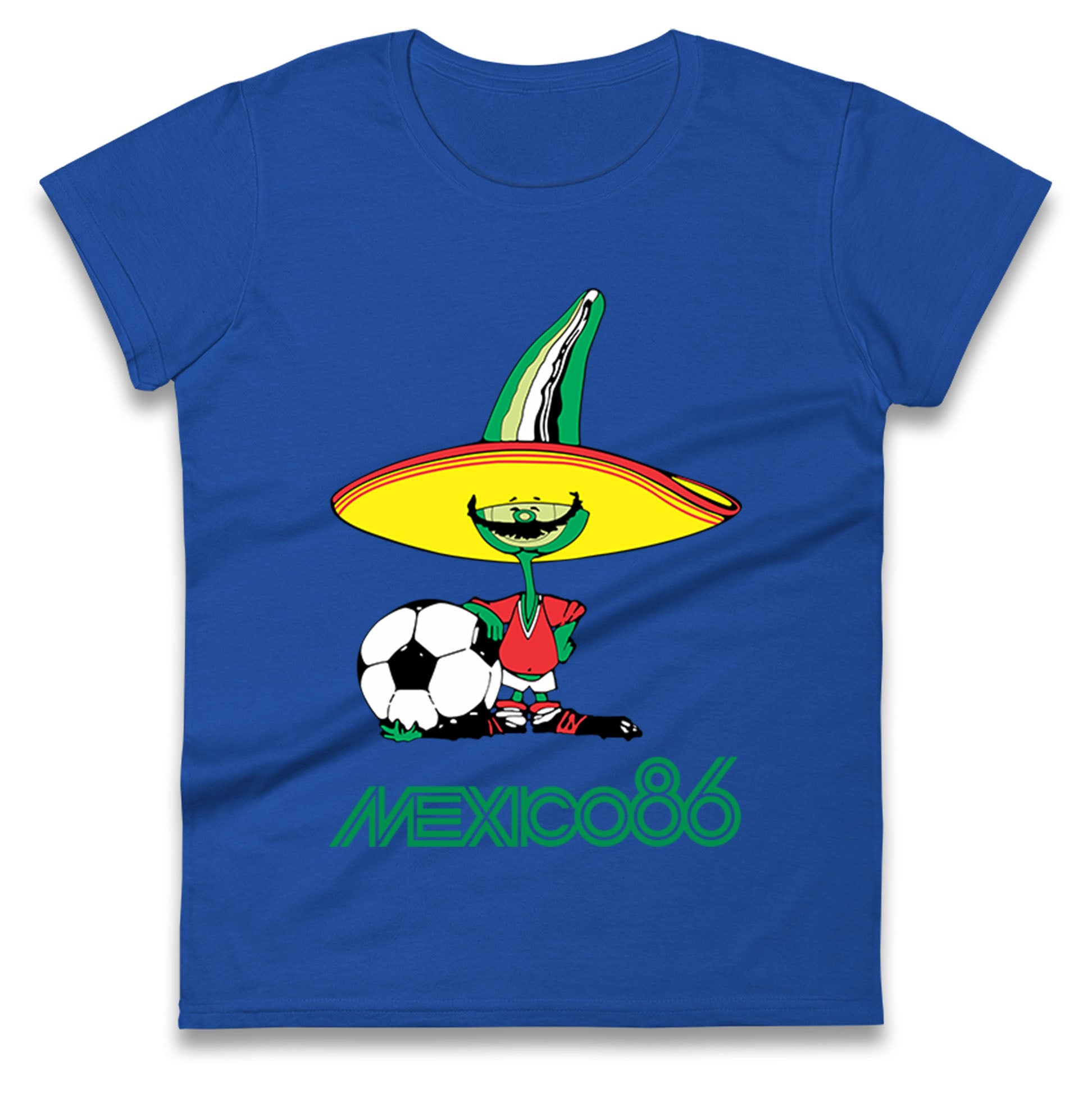 Mexico 86 Mascot Ladies T Shirt