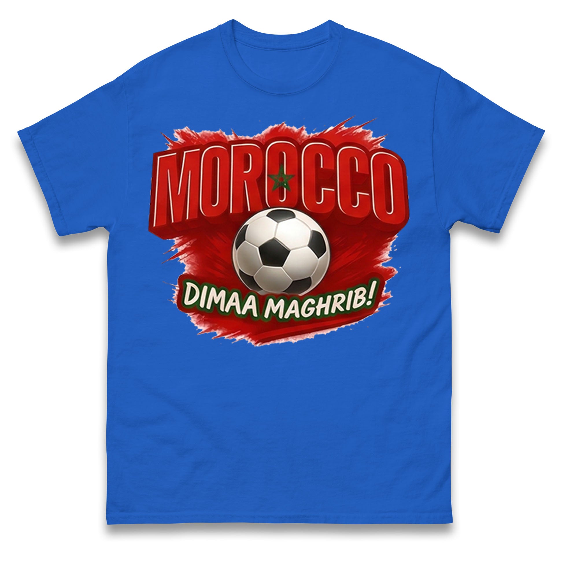 Morocco Retro World Cup T Shirt