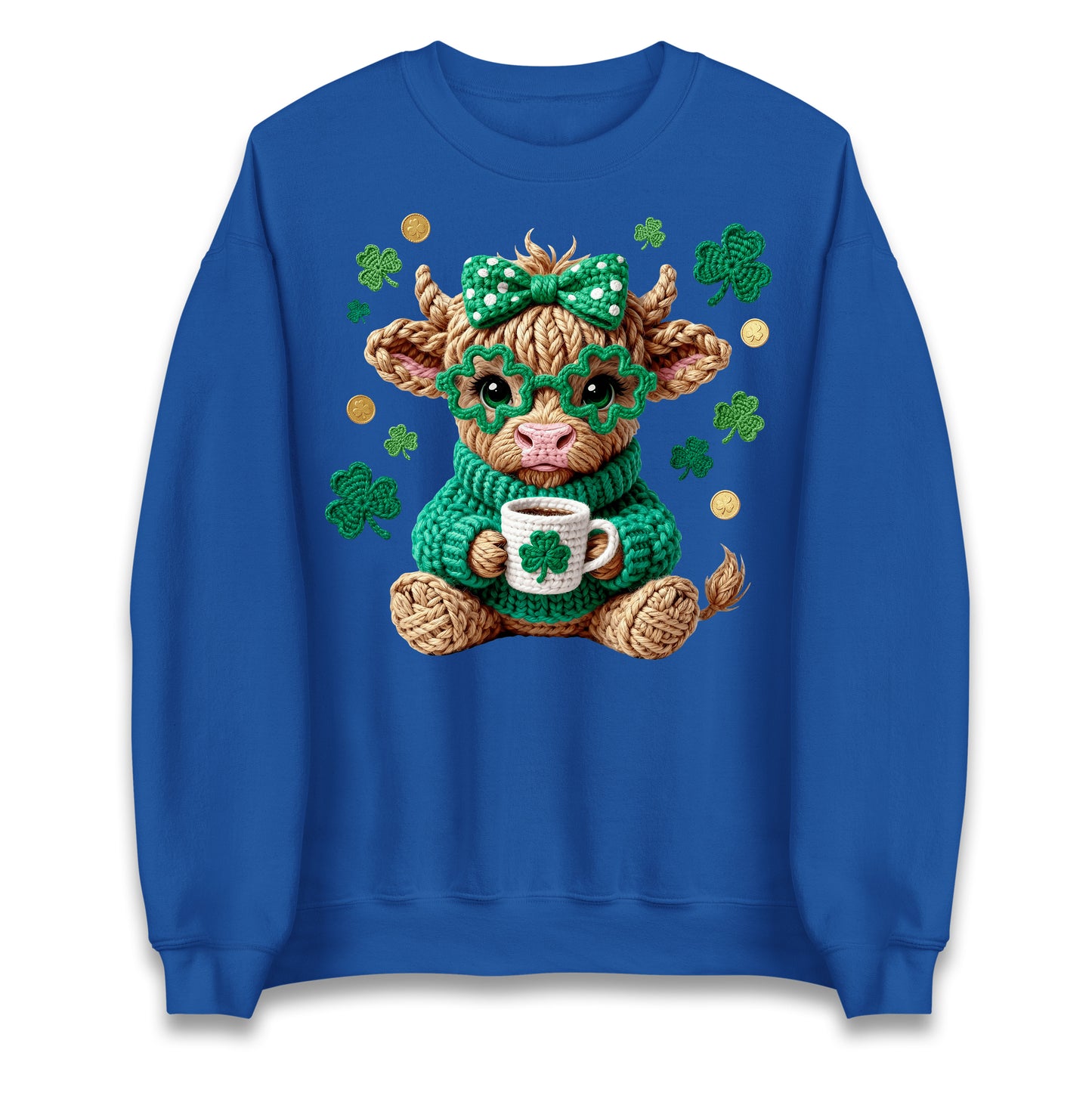 Cute Cow St Patrick Jumper
