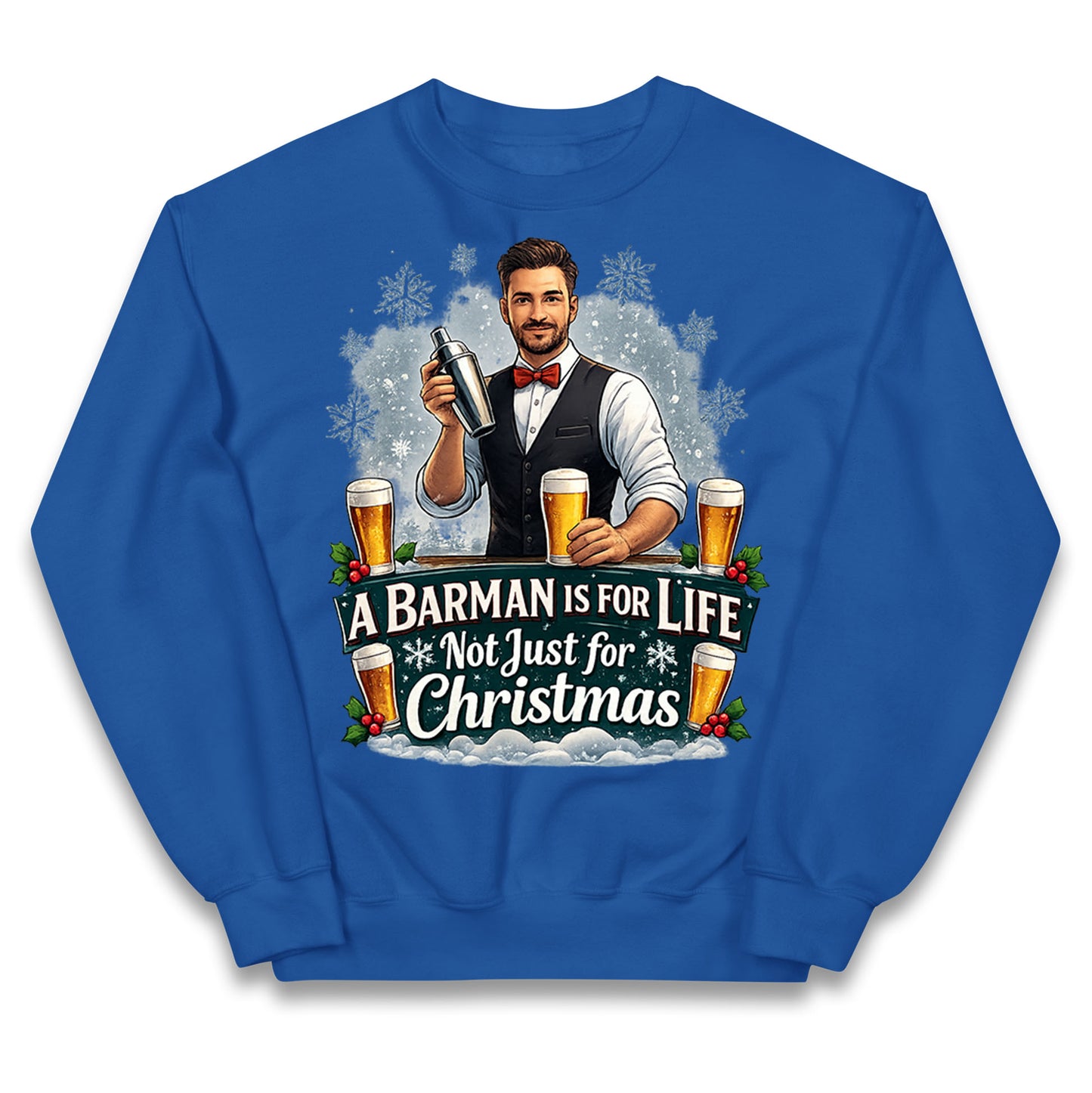 Barman Christmas Kids Jumper