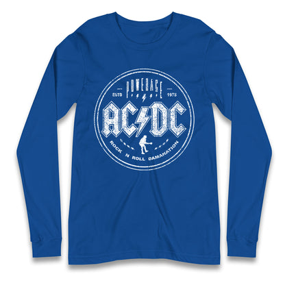 ACDC Rock N Roll Domination Longsleeve T Shirt