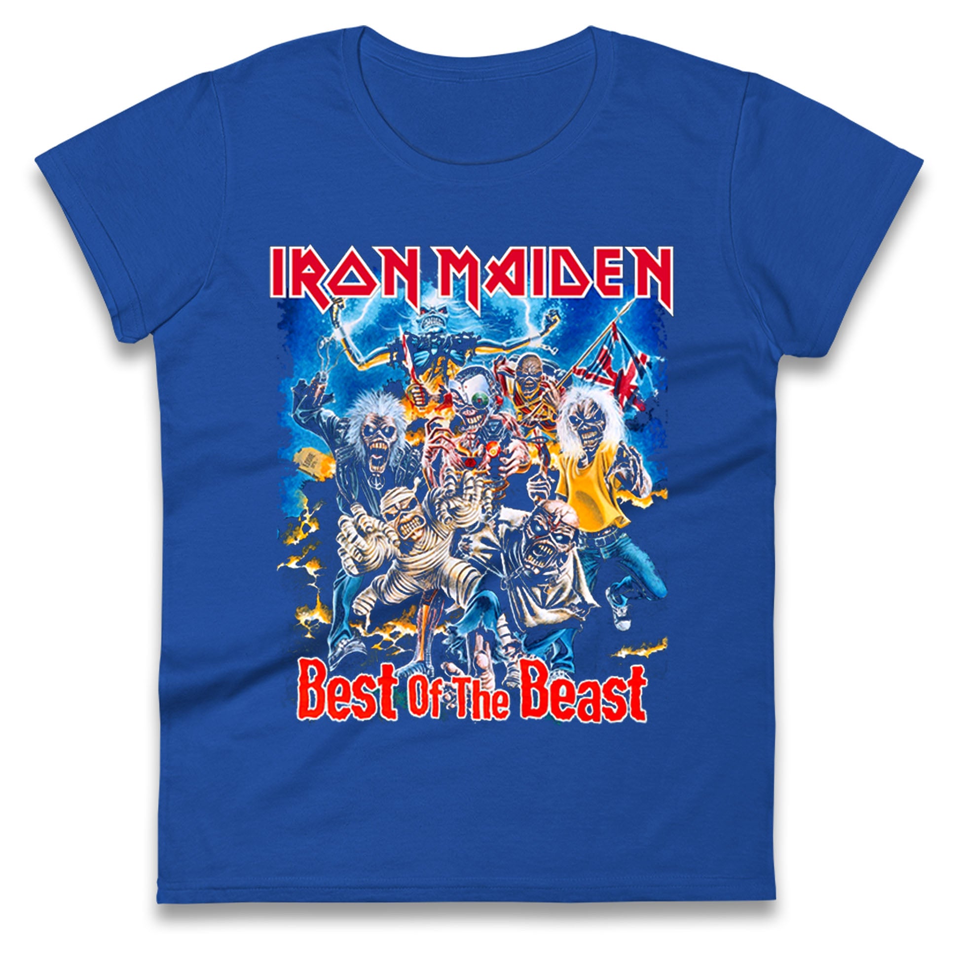 Iron Maiden Best Of The Beast Ladies T Shirt