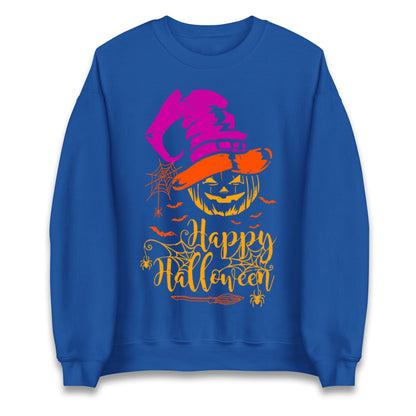 Spooky Pumpkin Happy Halloween Sweatshirt
